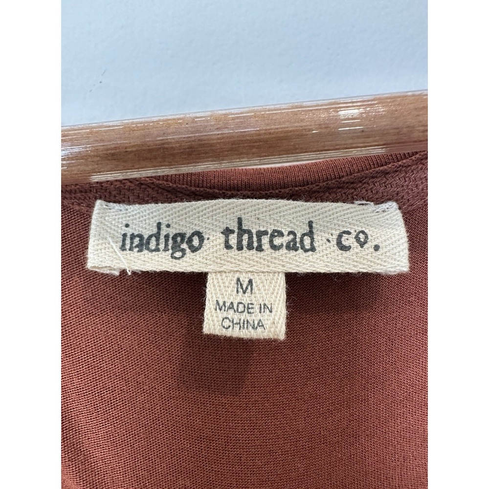 Indigo Thread Co Womens Medium Fitting Brown Elbo… - image 3